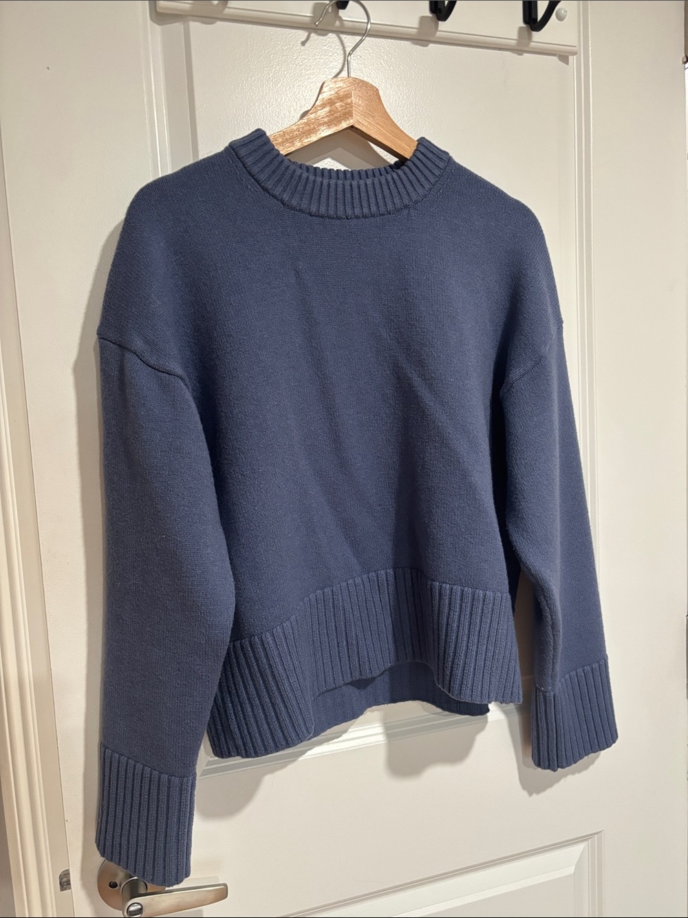 H&M Slate Blue Crewneck Sweater